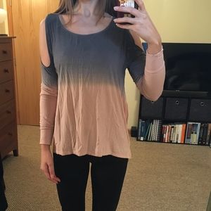 Cold shoulder shirt